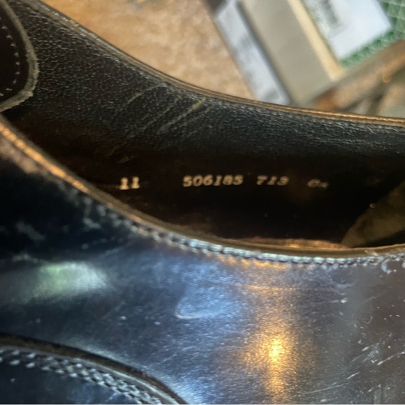 Florsheim Black Leather Size 11 #506185 Oxford Shoe - Picture 8 of 13